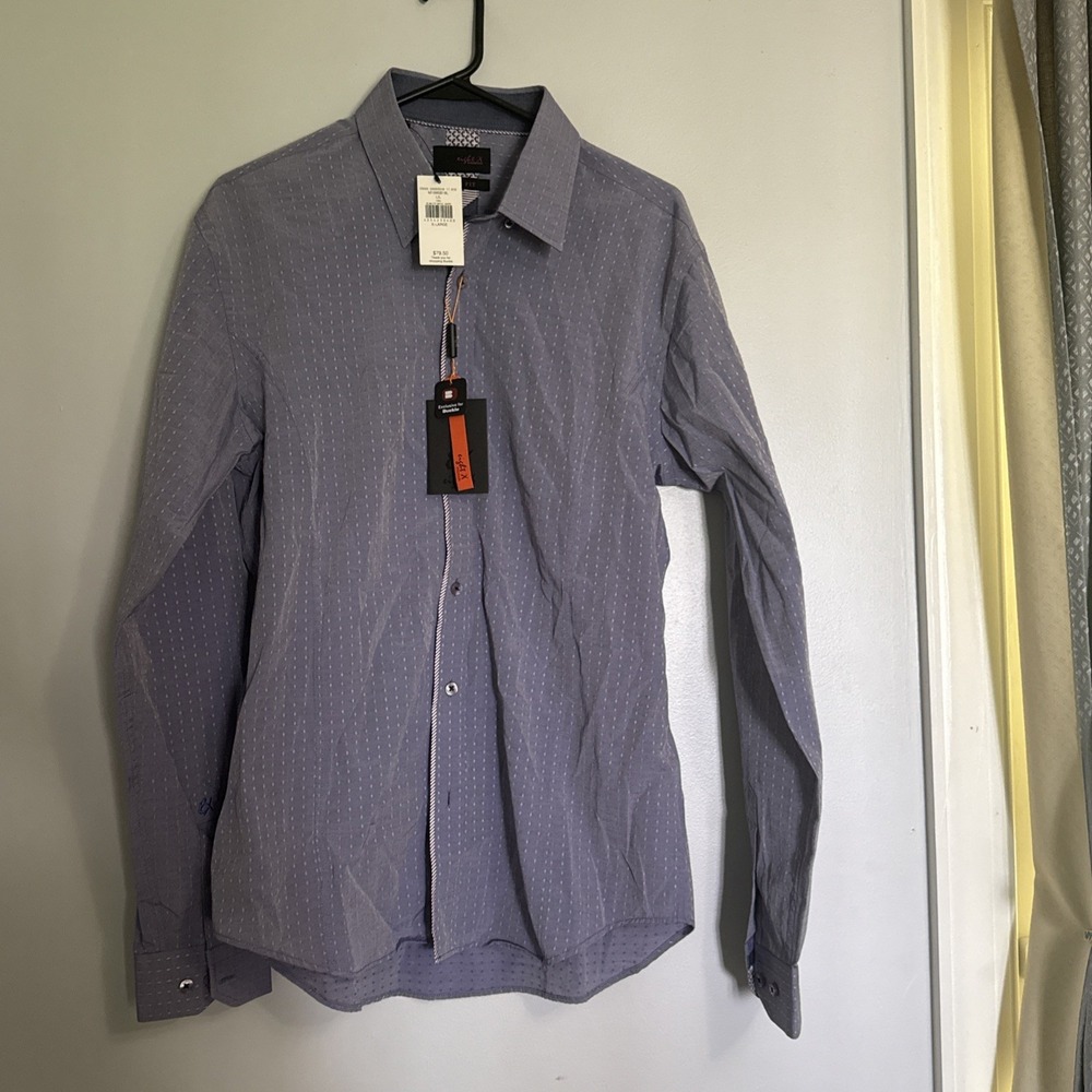 Eight X Premium Slim Fit Shirt for Buckle Men's XL Purple  $79.50 NWT